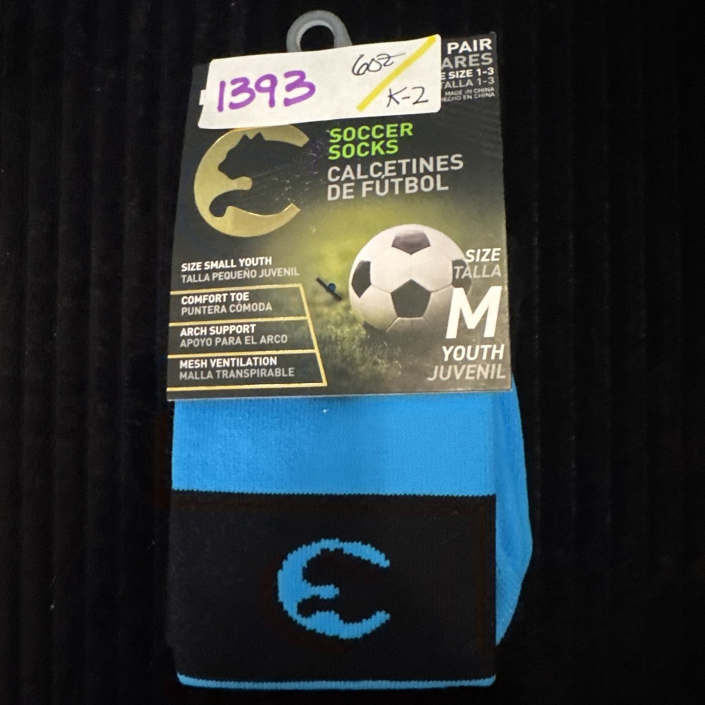 Puma Procat Soccer Socks Youth Size MEDIUM Performance 2 Pair Pack